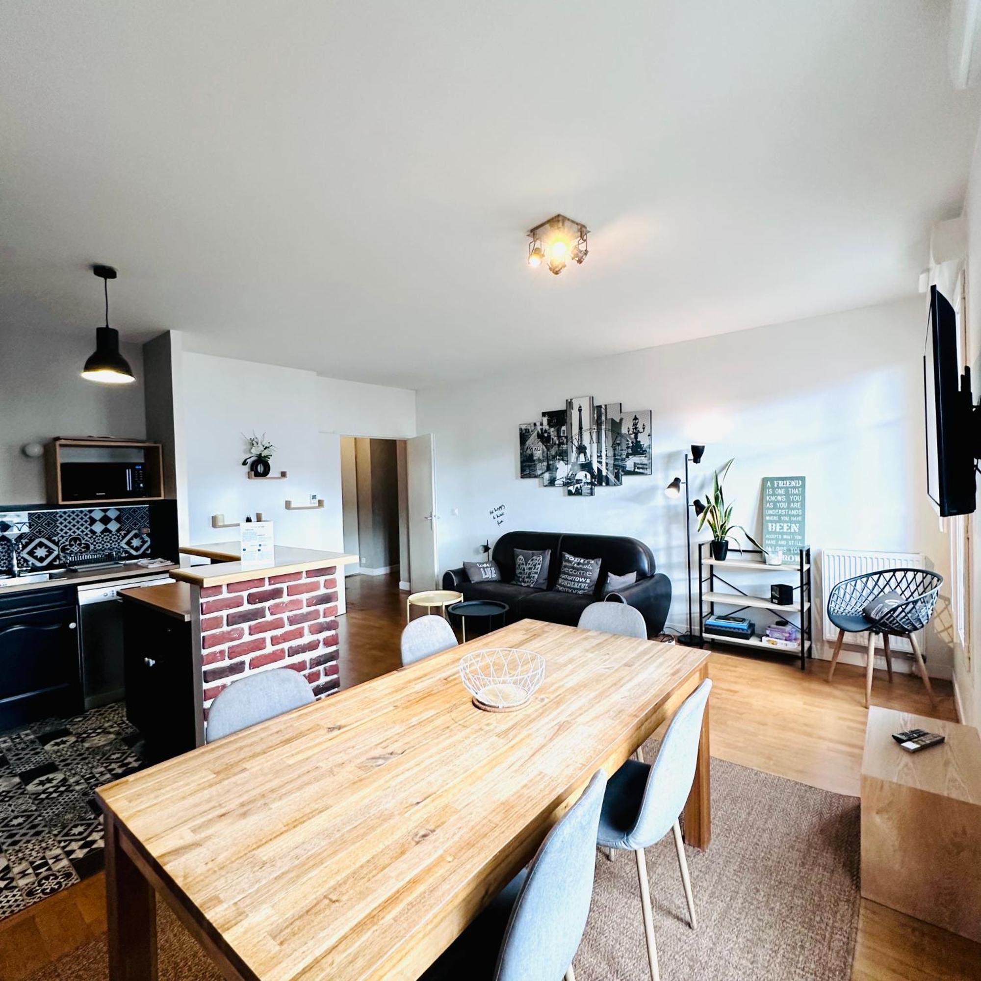 Cosy Apartment Carre Elysee Serris Exterior foto